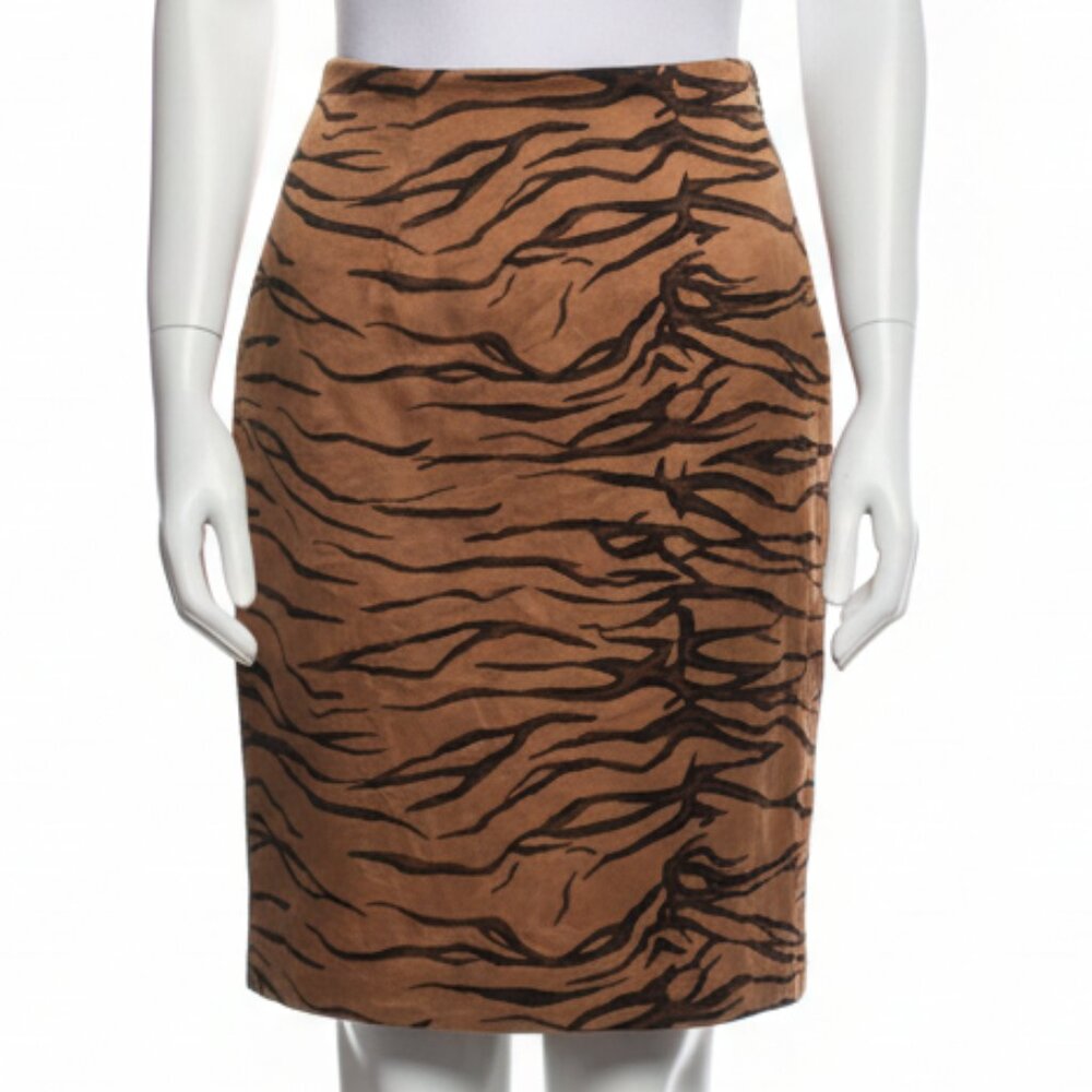 Braemar Women's Business Casual Animal Print Skirt Size 6